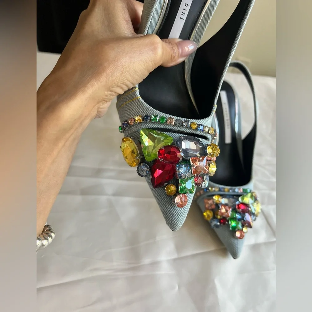 Gianni Bini ✨ Sz6 Embellish slingback ✨ - Picture 6 of 6